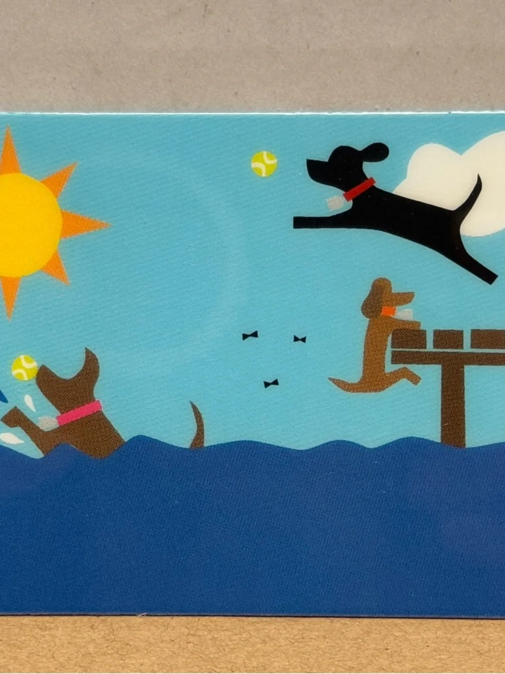 Set of 4 R. Nichols Luggage Tags - Doggies